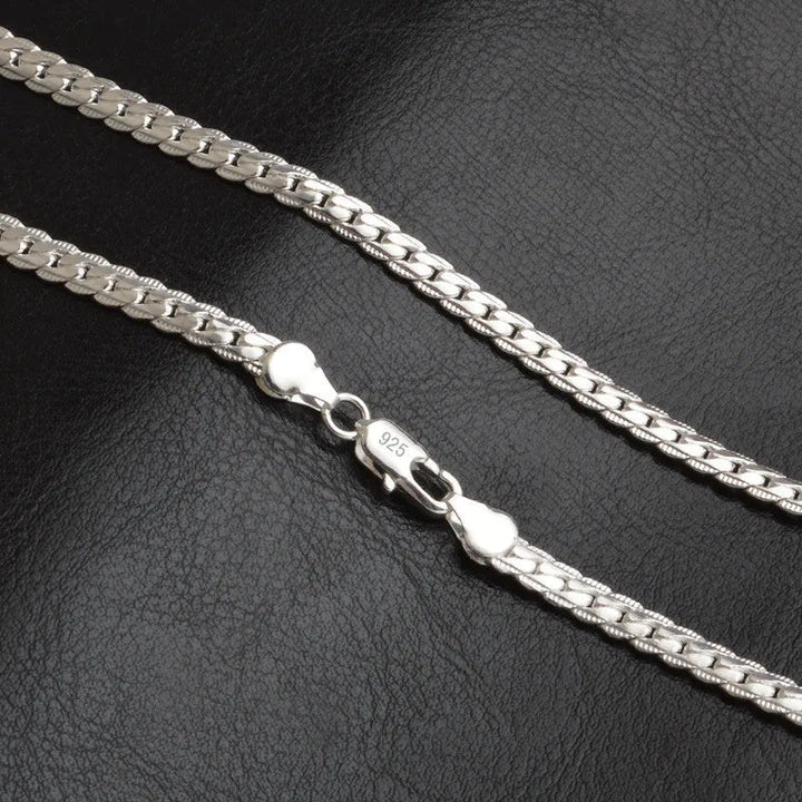 Giselle | Sterling Silber Glittern Halskette