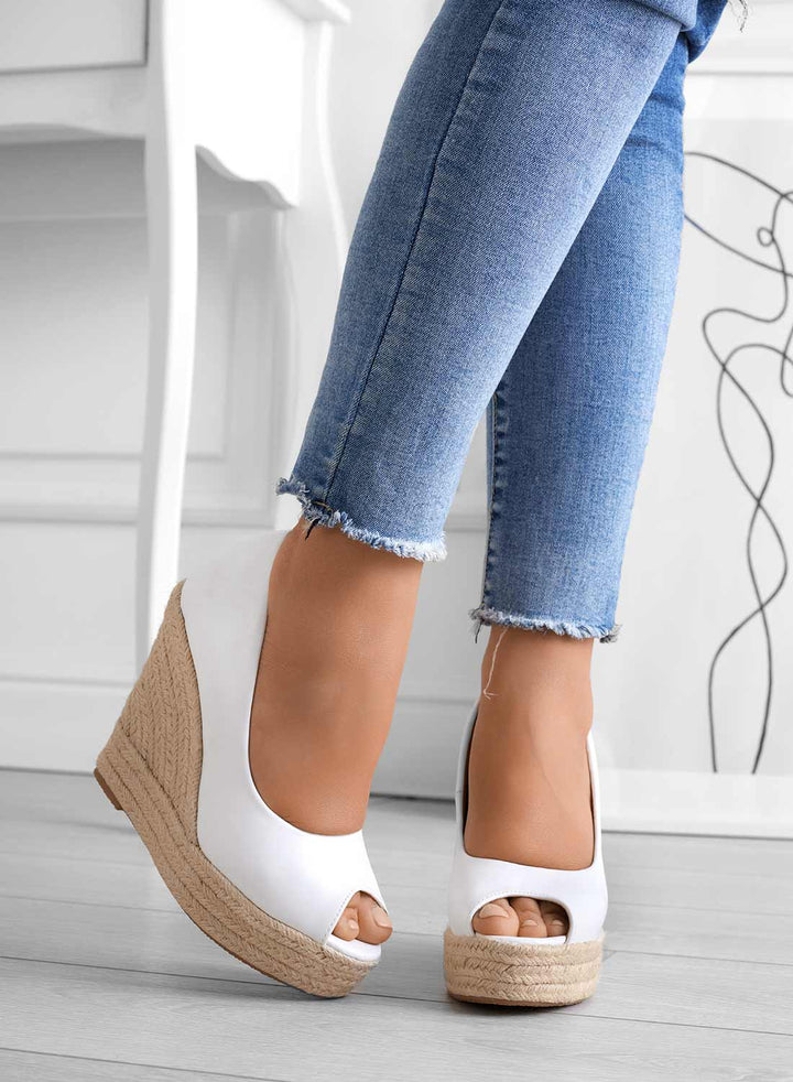 Azura | Damen Espadrille-Keilsandalen aus Wildleder