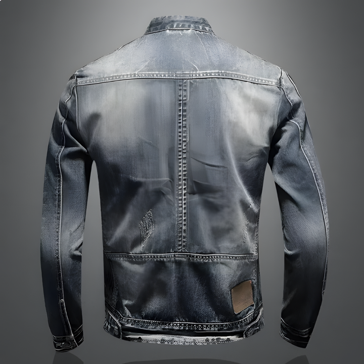 Herren Retro Jeansjacke