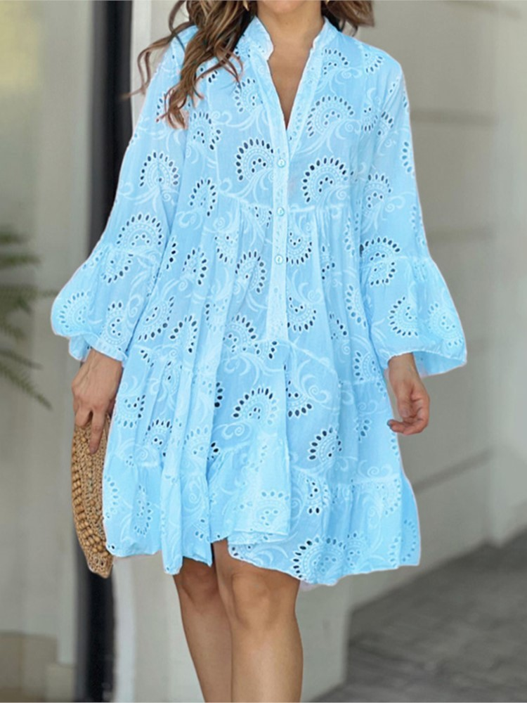 Ovelyn | Damen Stilvolles Sommerkleid