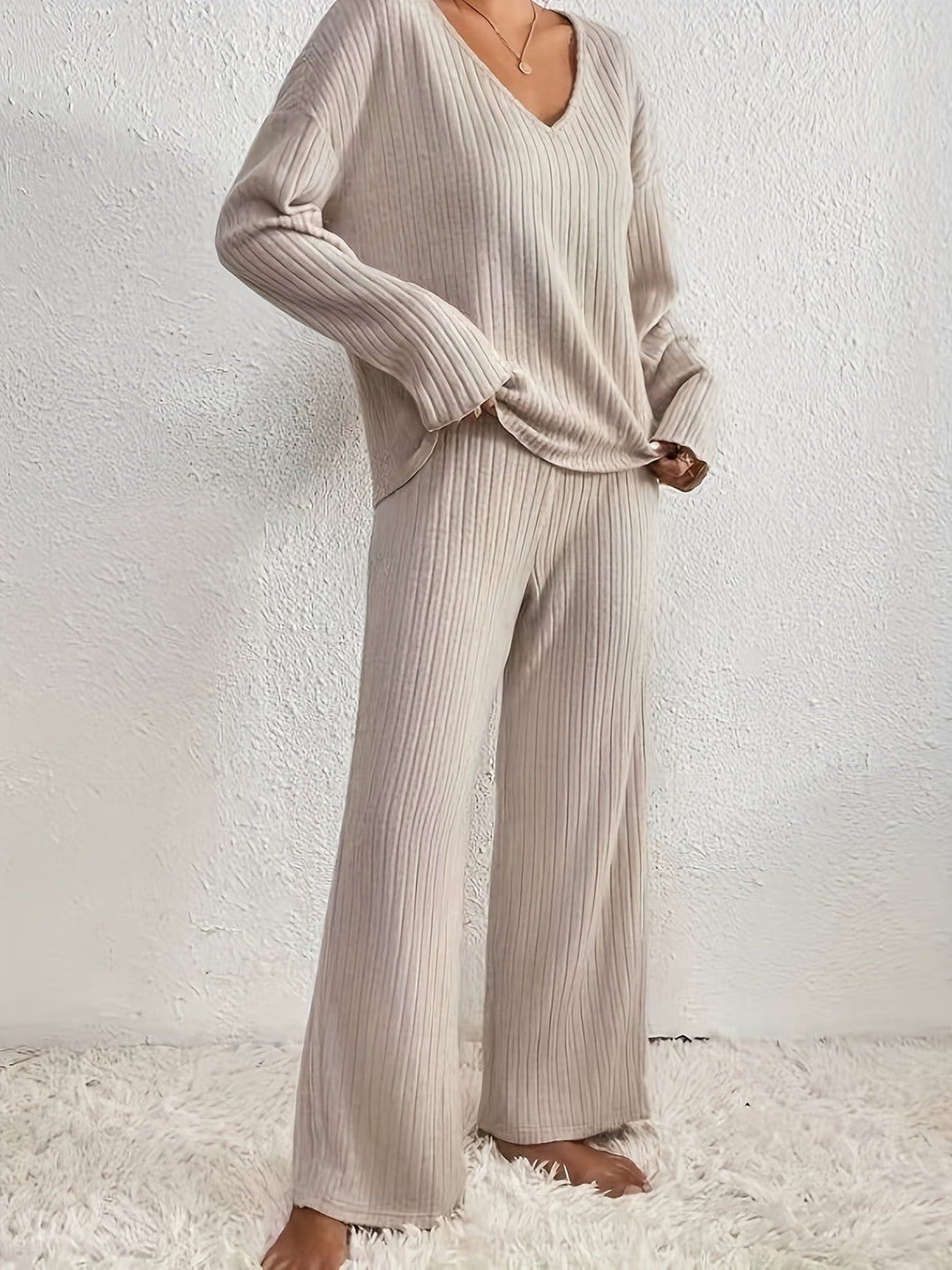 Ysella | Damen Bequemes Pyjama Satz