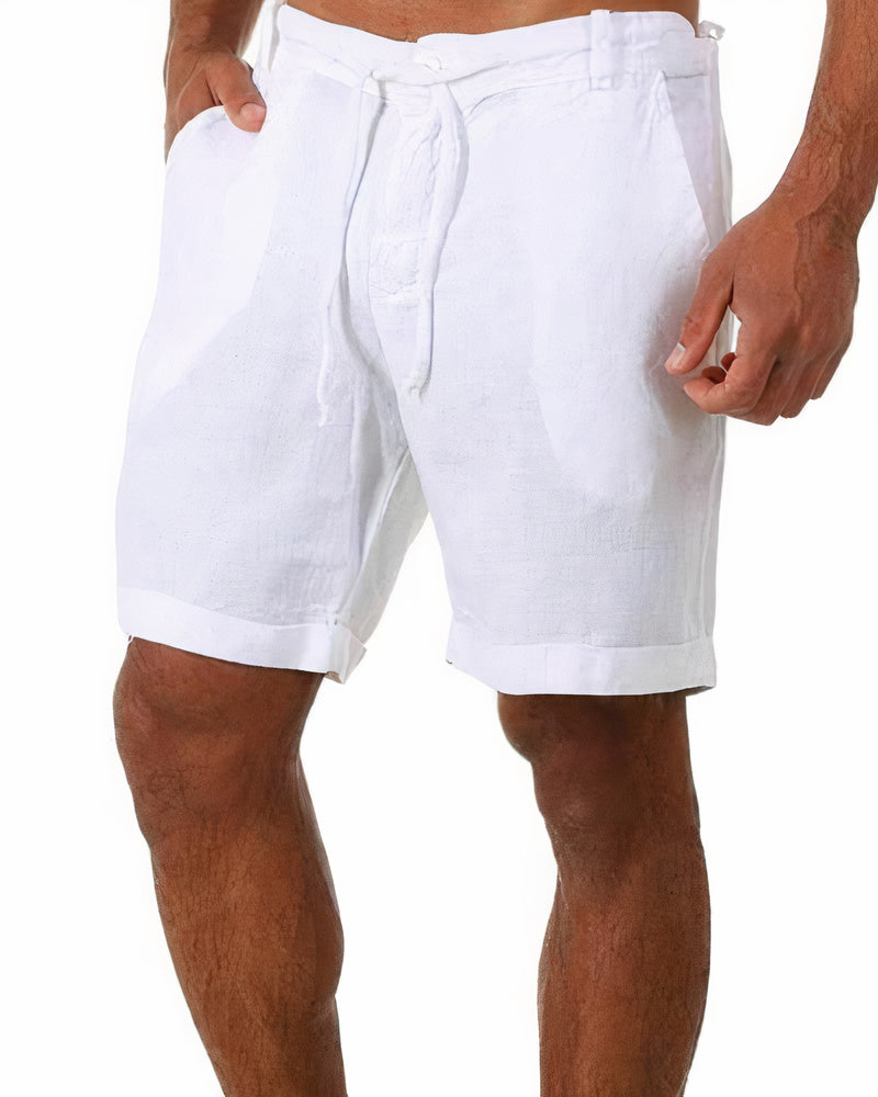 Jace | Herren Leinen Sommer kurze Hose