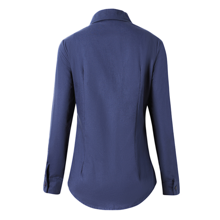 Elowen | Damen Bluse Mit Zurück Reißverschluss