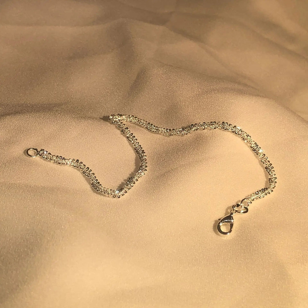 Madeleine | Flüssiger Glanz Silber Armband