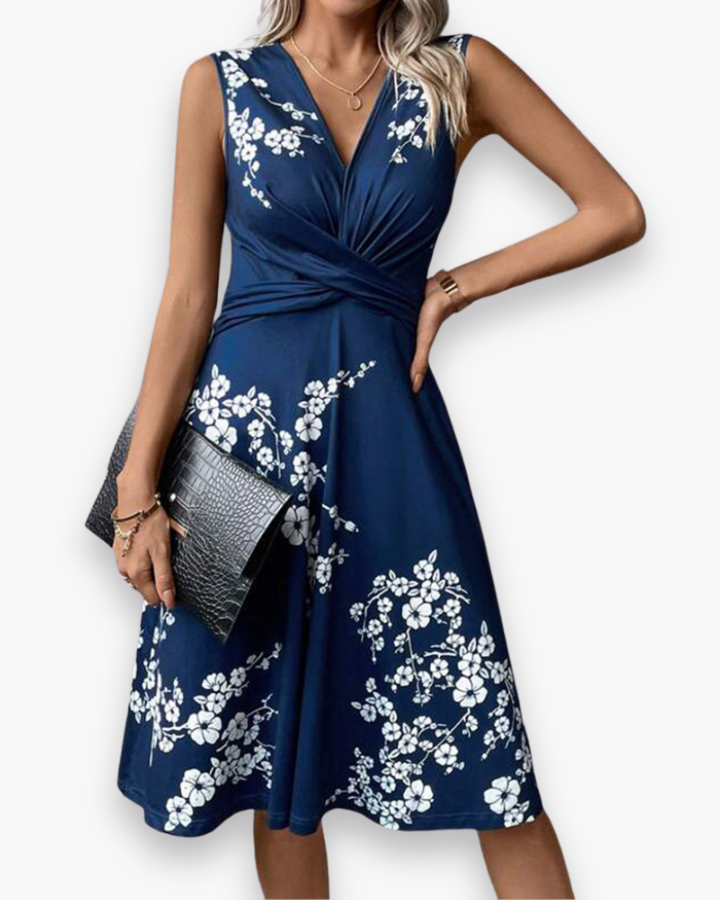Thaisyn | Damen Luftiges Midi-Sommerkleid