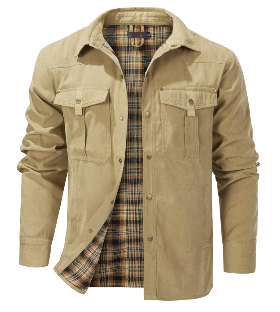 Ceric | Herren Flanell Rover Jacke