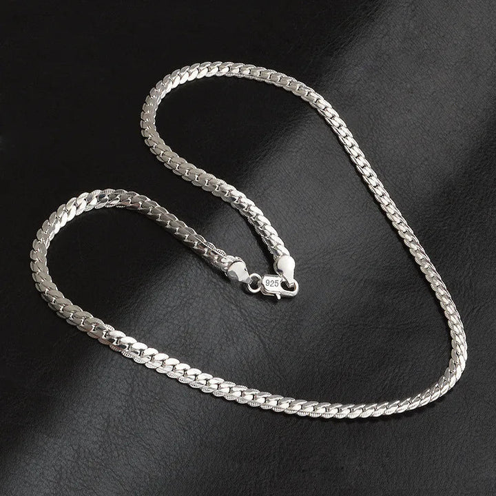 Giselle | Sterling Silber Glittern Halskette