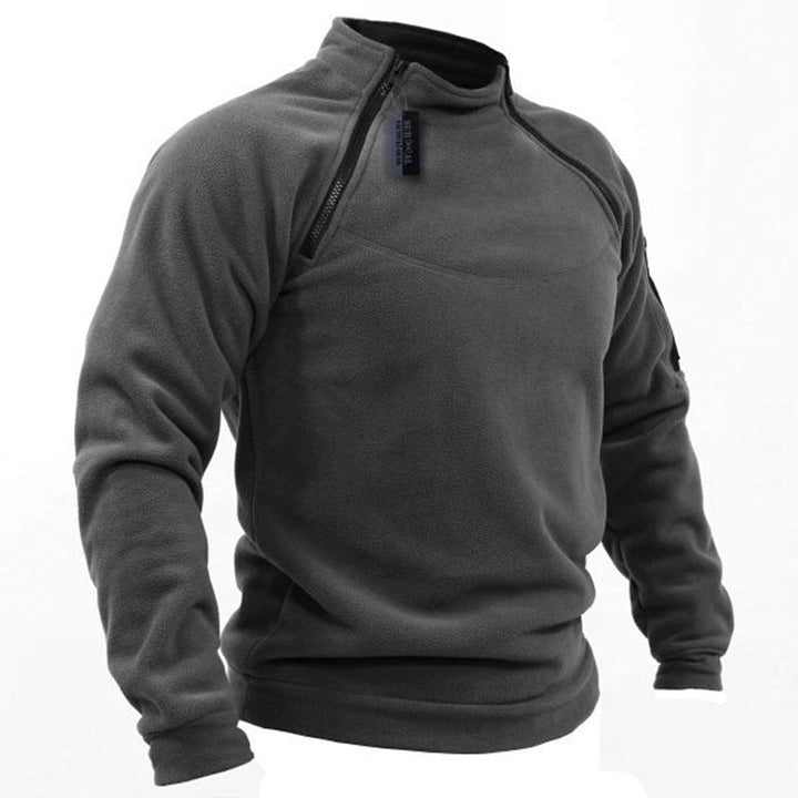 Herren Draußen Fleecepullover
