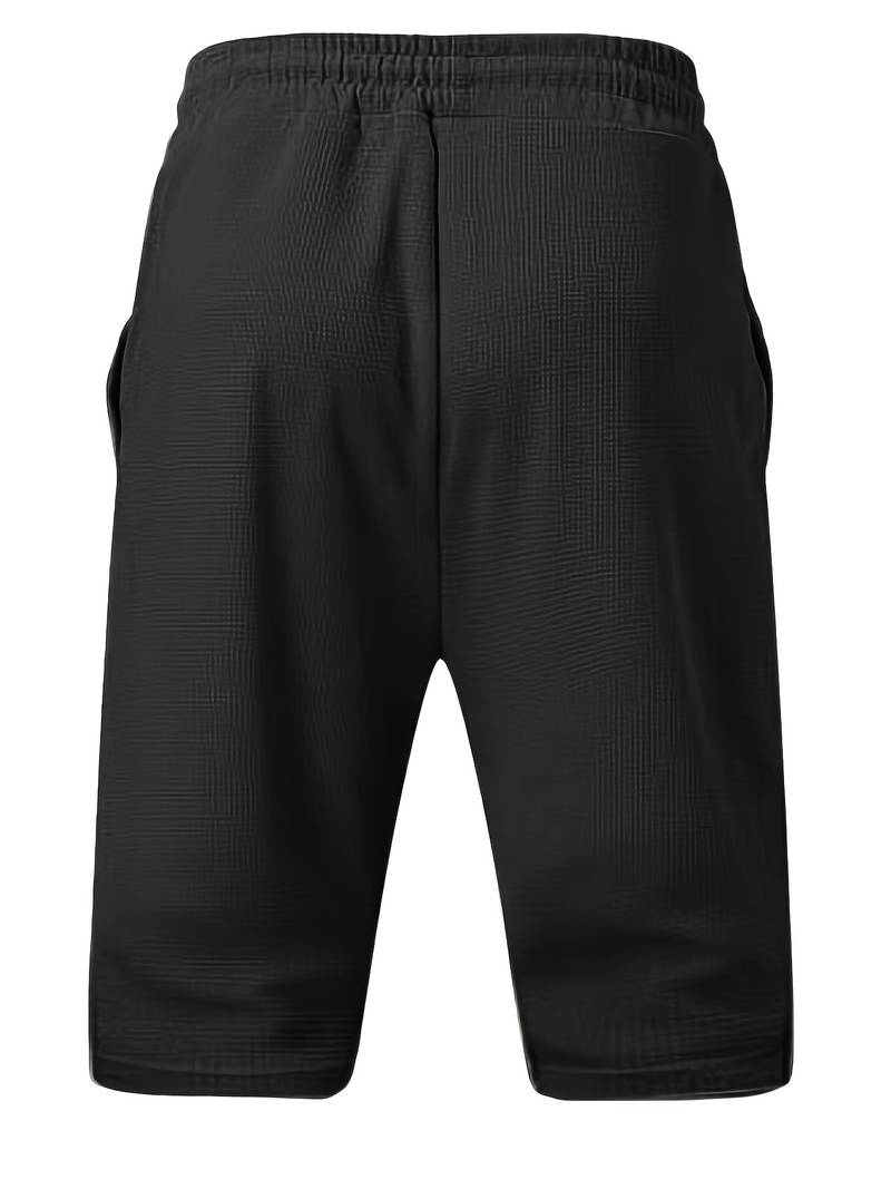 Bojan | Herren Waffelstrick Geschäft Lässig Kurze Hose