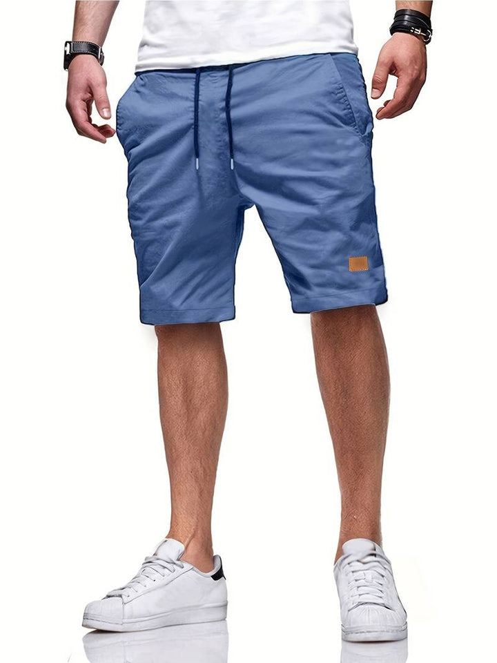 Jari | Herren Abgeschnitten Kordelzug Kurze Hose