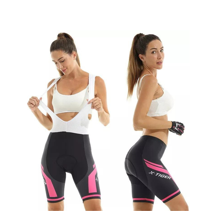 Damen 3D Gepolsterte Radlerhose | Schmerzfreie und Ergonomische Passform