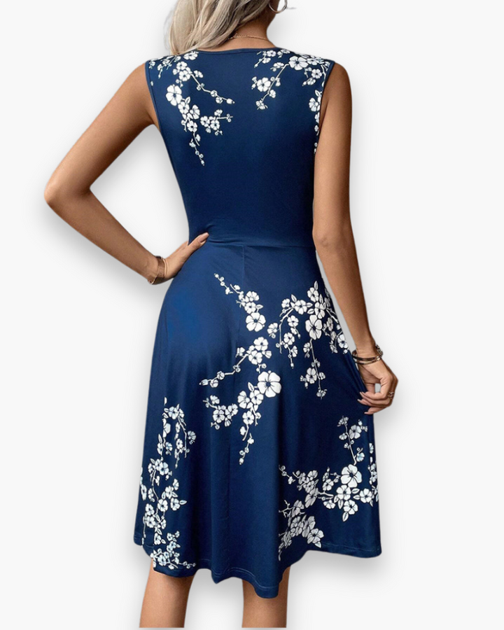 Thaisyn | Damen Luftiges Midi-Sommerkleid