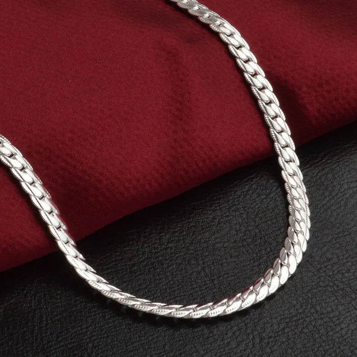 Giselle | Sterling Silber Glittern Halskette