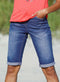 Hannelore | Damen Jeansstoff Kurze Hose