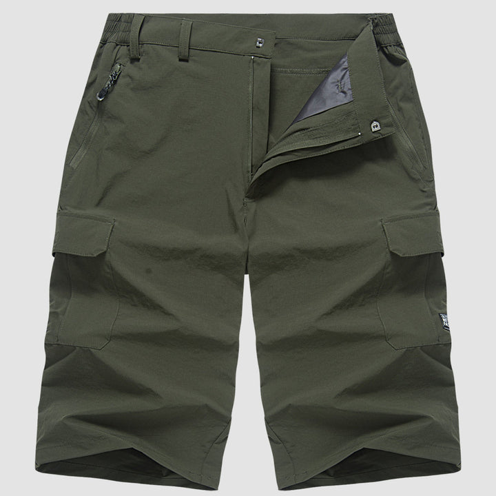 Schnelltrocknende Cargo-Shorts Mit Mehreren Taschen Für Herren