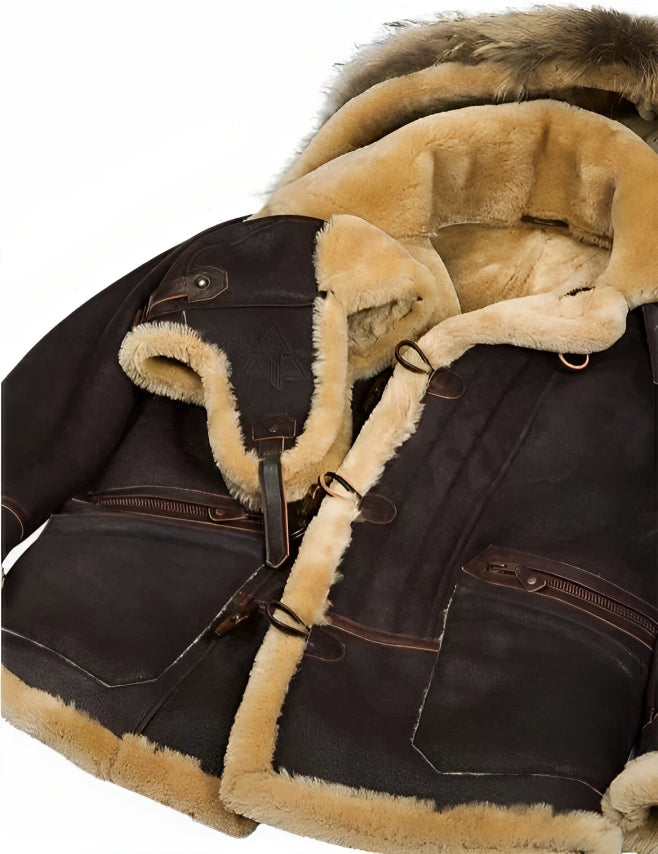 Janco | Herren Schafslederjacke