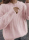 Damen Flauschiger Kaschmir-Artiger Strickpullover