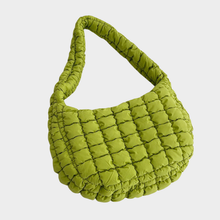 Kiora | Damen Einfarbige Puffer-Umhängetasche