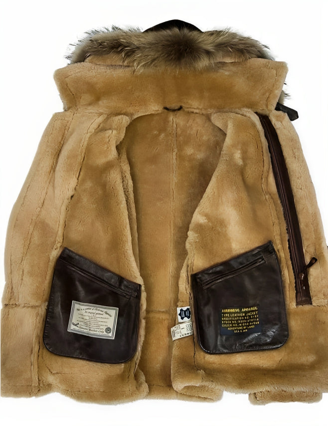 Janco | Herren Schafslederjacke