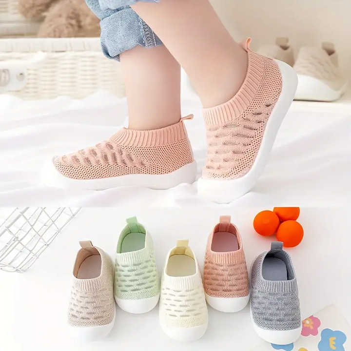 Mia | Kinder Barfußschuhe – Flexibler Breiter Zehenpartie Turnschuhe für Babys und Kleinkinder