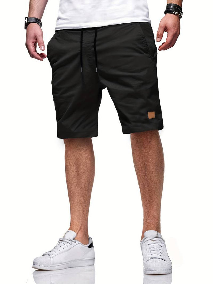 Jari | Herren Abgeschnitten Kordelzug Kurze Hose