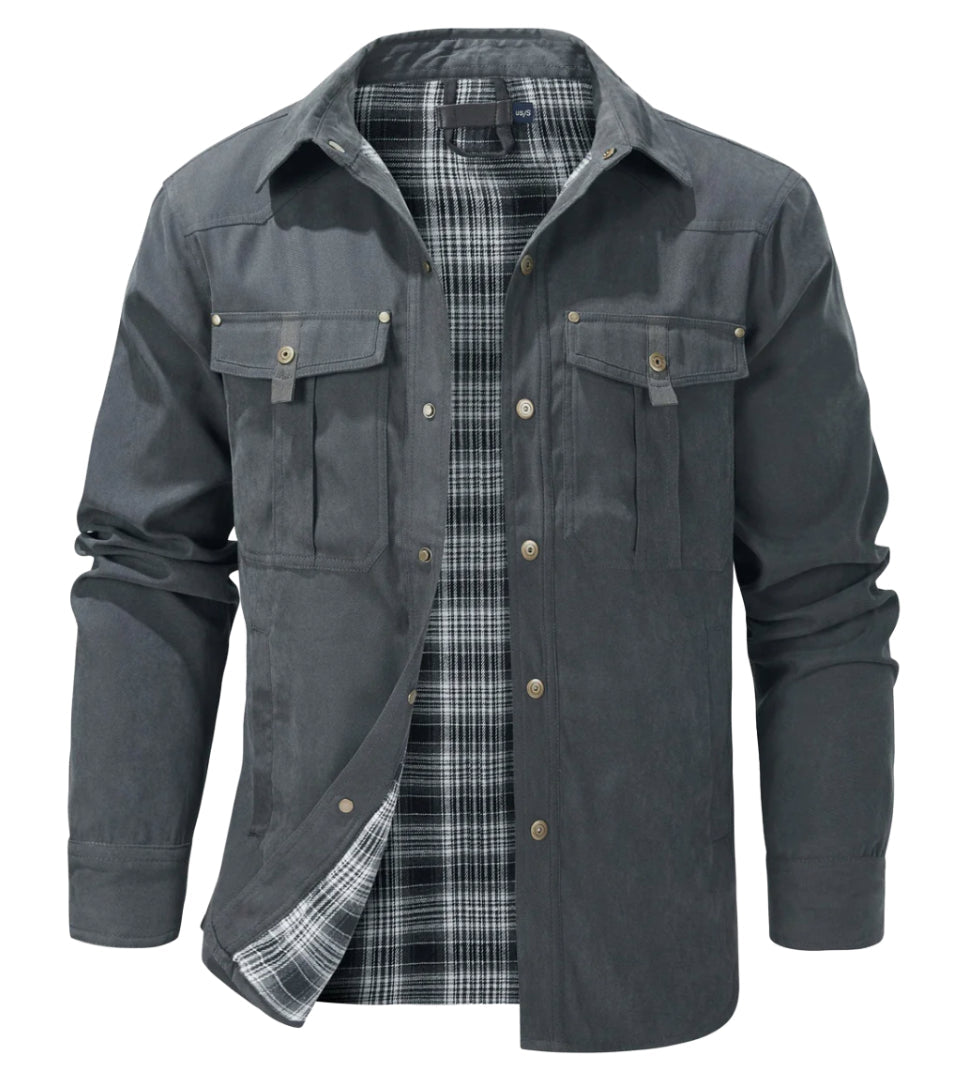 Ceric | Herren Flanell Rover Jacke