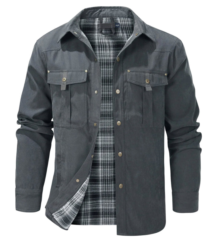 Ceric | Herren Flanell Rover Jacke