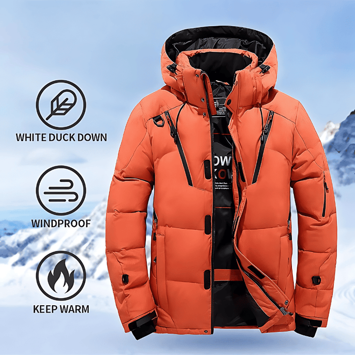 Gipfel Ost Herren Daunen Pufferjacke