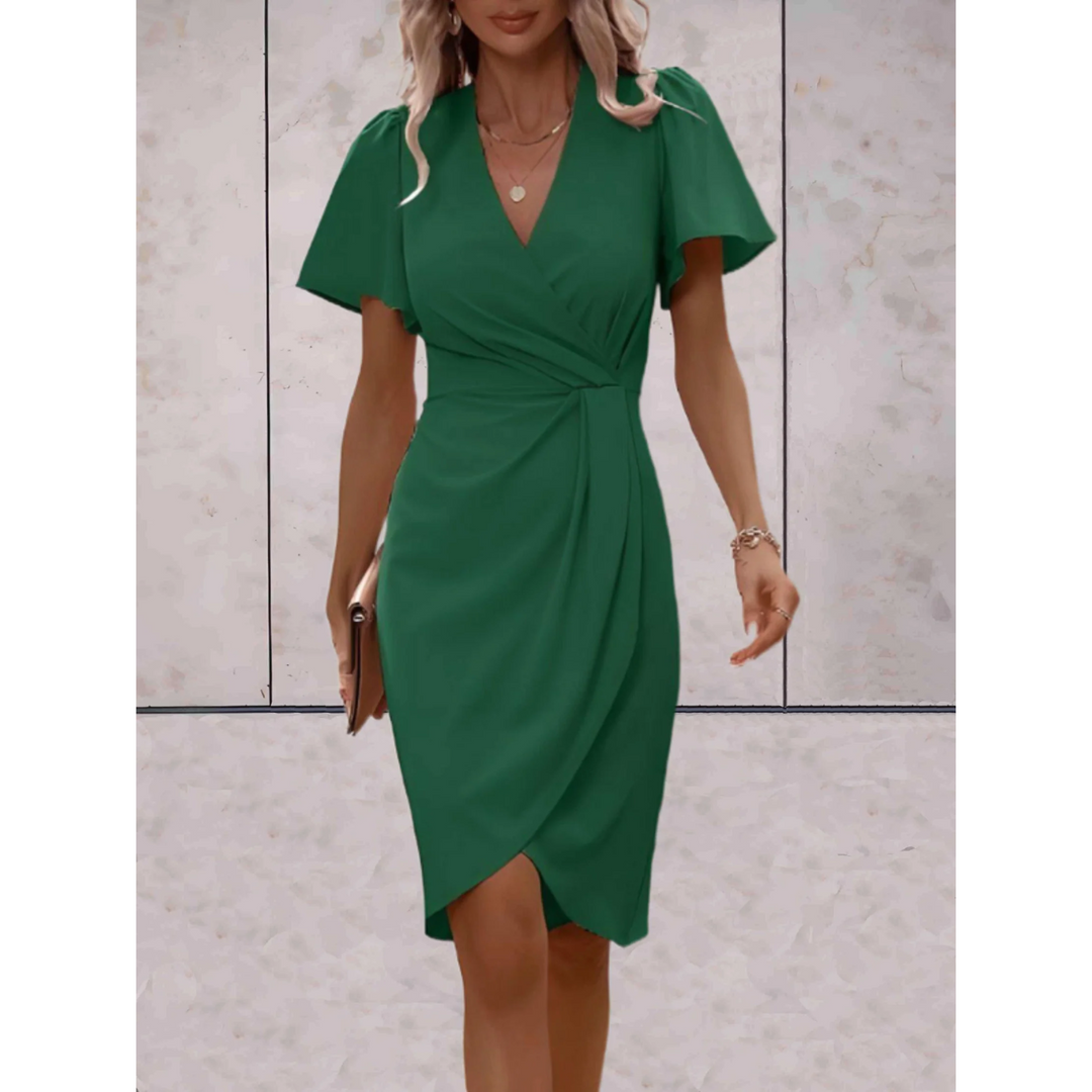 Thalora | Elegantes Wickel-Midikleid
