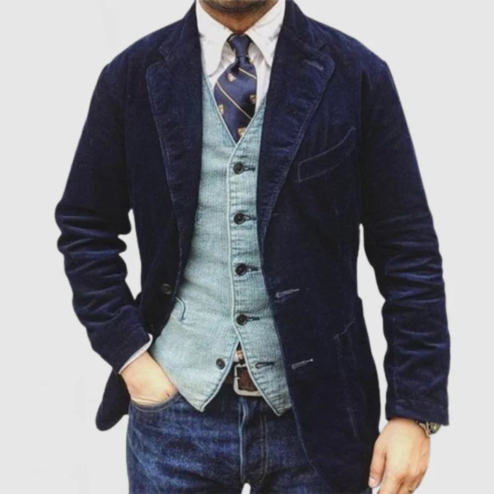 Arlen | Herren Blazer-Stil Jahrgang Jacke