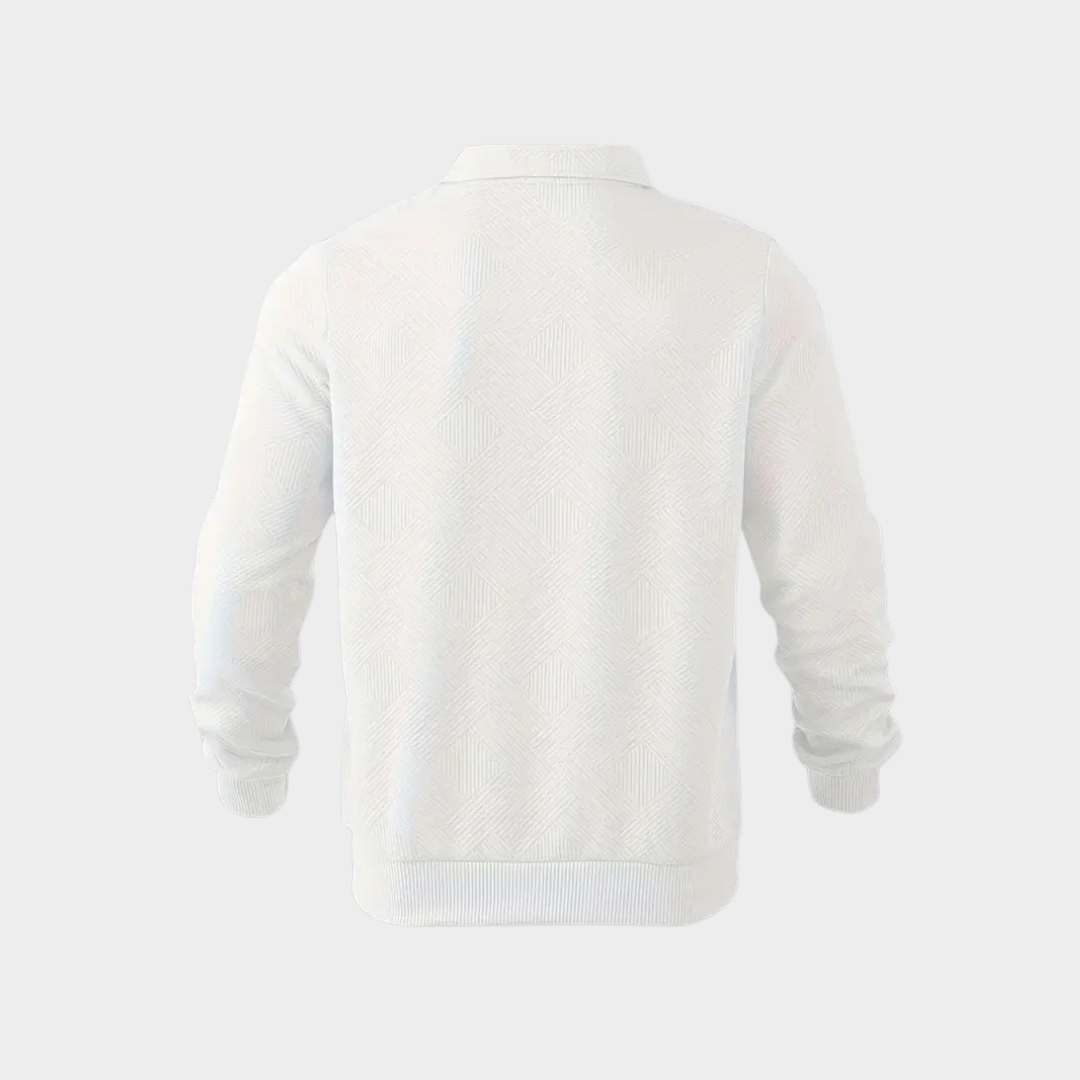 Evorn | Prämie Herren Viertelreißverschluss Strickpullover