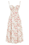 Briselle | Blumiges Trägerloses Sommerkleid