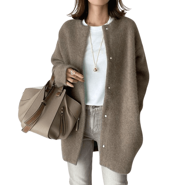 Weiche Strickjacke in Einheitsgröße für Frauen