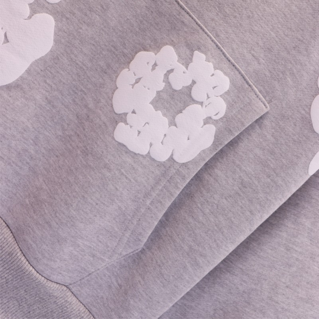 Unisex-Baumwollkranz-Kapuzenpullover und Jogger-Satz | Passendes Set