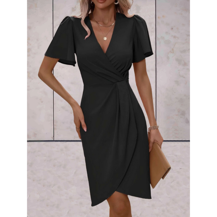 Thalora | Elegantes Wickel-Midikleid