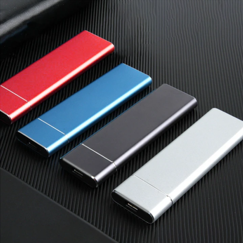 Externe Festplatte - Ultraschneller Tragbarer Speicher mit USB 3.2 / SSD-Leistung