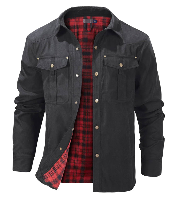 Ceric | Herren Flanell Rover Jacke