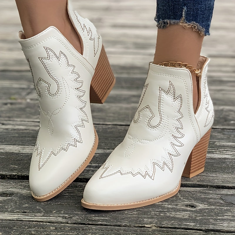Cendrillon | Klobigem Absatz Stiefelette für Frauen