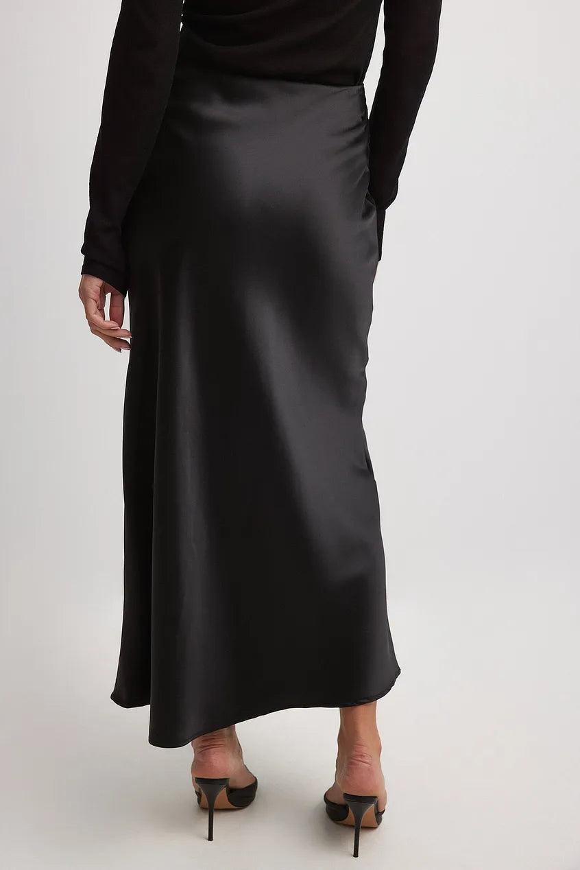 Fiorella | Damen Langer Satinrock