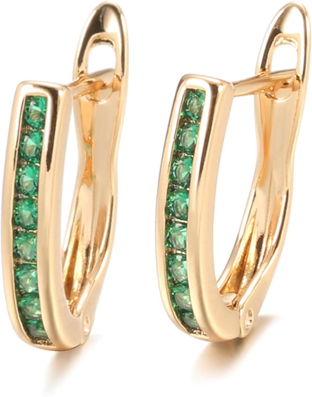 Smaragd und Diamant Reif Ohrringe