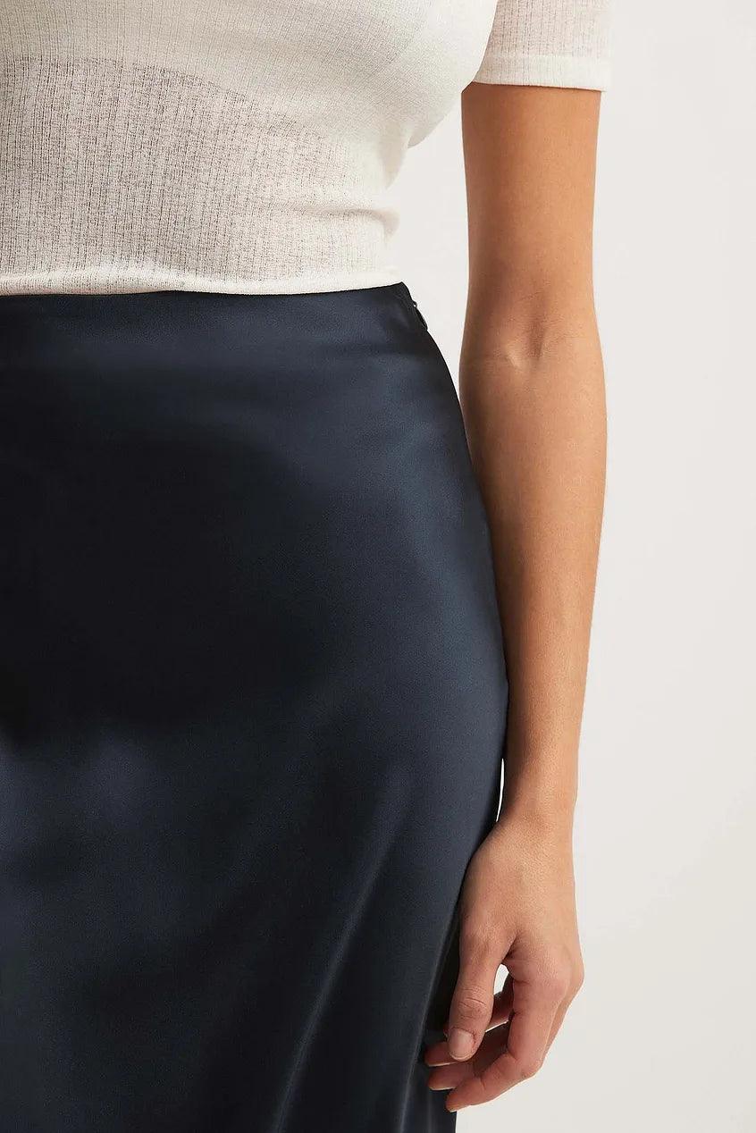Fiorella | Damen Langer Satinrock
