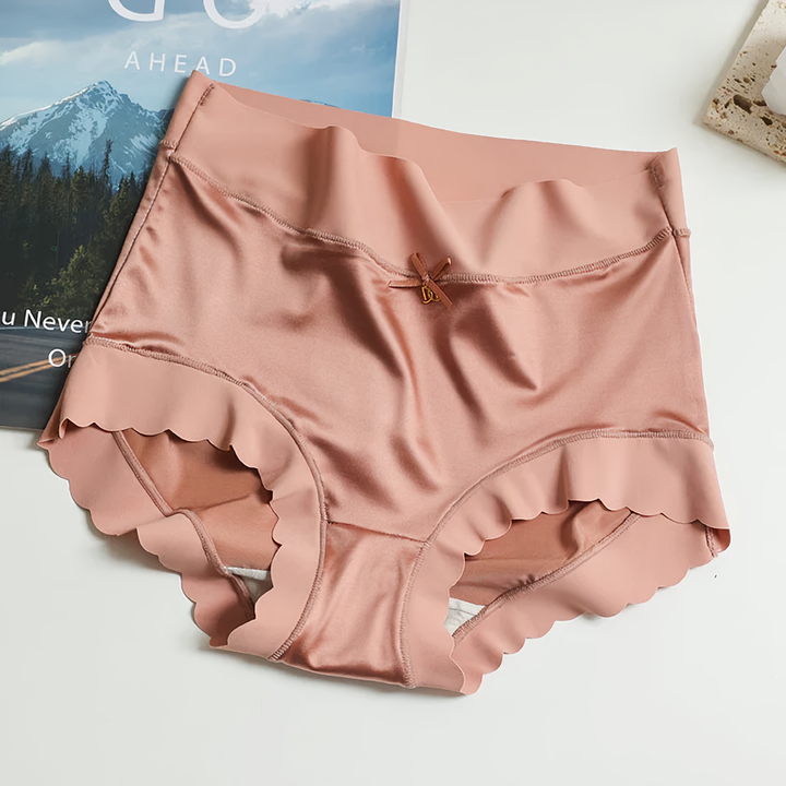 Zenovia | 5-Pack Nahtlose Seidensatin Damen Unterwäsche