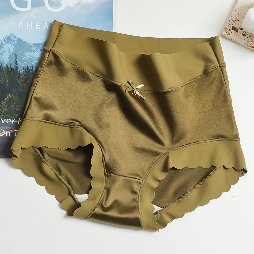 Zenovia | 5-Pack Nahtlose Seidensatin Damen Unterwäsche