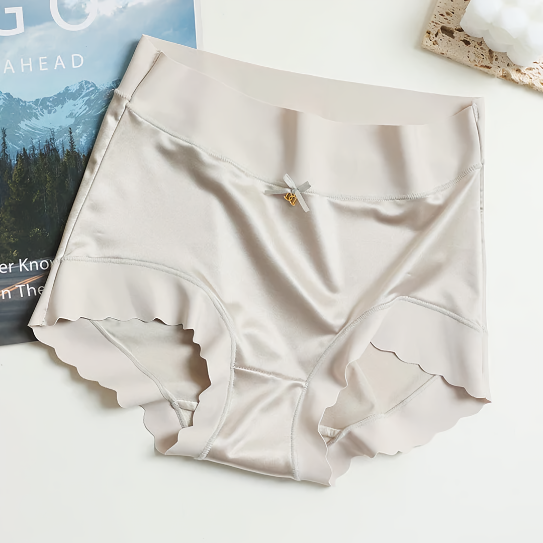 Zenovia | 5-Pack Nahtlose Seidensatin Damen Unterwäsche