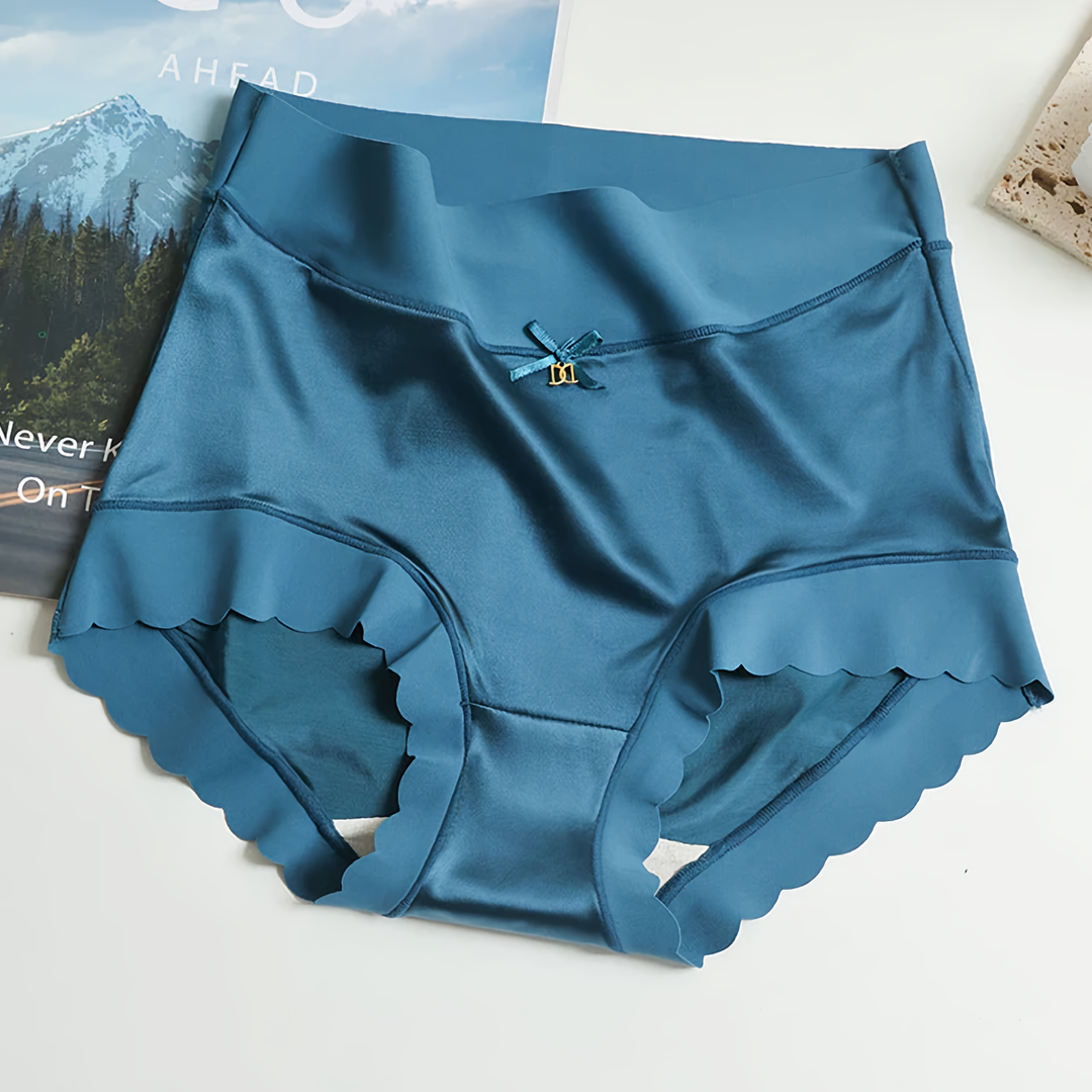 Zenovia | 5-Pack Nahtlose Seidensatin Damen Unterwäsche