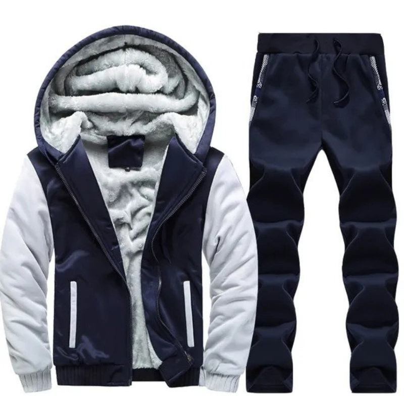 Torsten | Warmes Fleece Gefüttertes Hoodie- und Joggerin Satz für Training und Freizeitkleidung