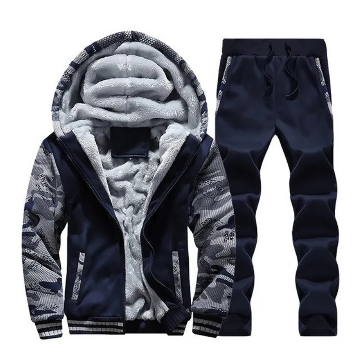 Torsten | Warmes Fleece Gefüttertes Hoodie- und Joggerin Satz für Training und Freizeitkleidung