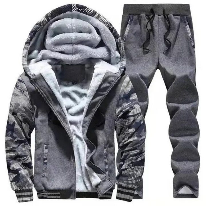 Torsten | Warmes Fleece Gefüttertes Hoodie- und Joggerin Satz für Training und Freizeitkleidung