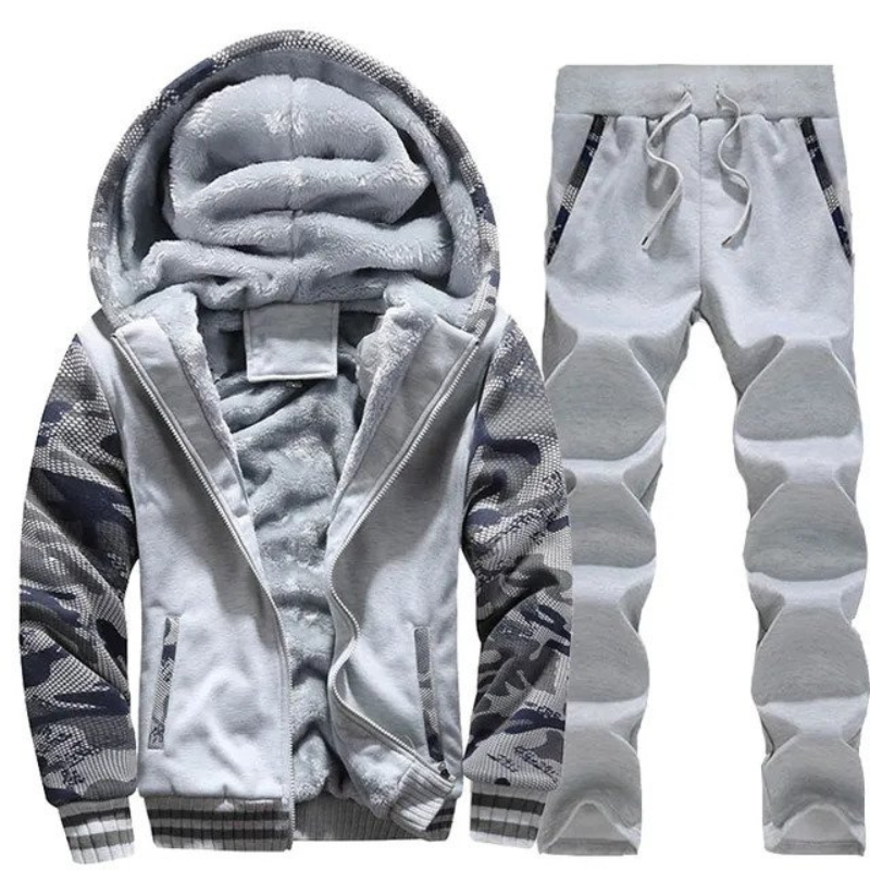 Torsten | Warmes Fleece Gefüttertes Hoodie- und Joggerin Satz für Training und Freizeitkleidung