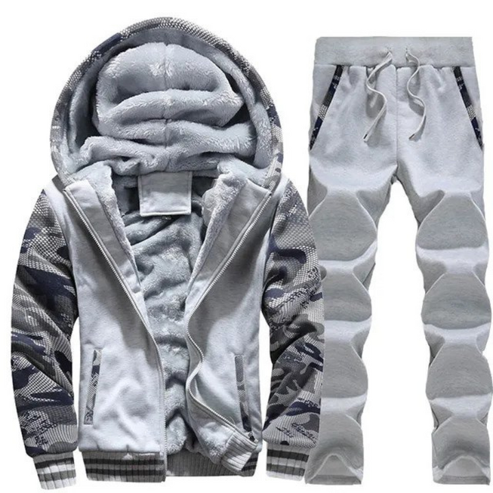 Torsten | Warmes Fleece Gefüttertes Hoodie- und Joggerin Satz für Training und Freizeitkleidung